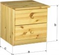 COMMODE 2 (2 drawers)